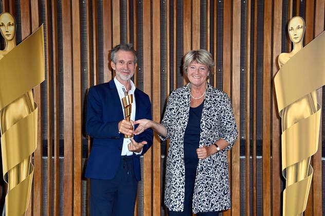 Ulrich Matthes und Monika Grütters bei der Nominierungsbekanntgabe zum Deutschen Filmpreis 2021 im Kino International. Berlin, 19.08.2021 Foto:xF.xKernx xFuturexImage