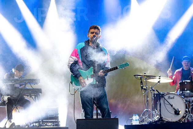Nicholas Müller of Jupiter Jones live as part of the Juicy Beats Park Sessions concert series at Westfalenpark Dortmund, 18 08 2021 Foto:xxF.xZeisingx xFuturexImage