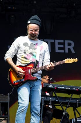 Sascha Eigner of Jupiter Jones live at the concert series Juicy Beats Park Sessions at Westfalenpark Dortmund, 18 08 2021 Foto:xxF.xZeisingx xFuturexImage