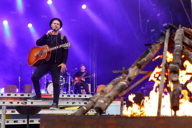 Johannes Oerding live at the BonnLive Kulturgarten Open Air 2021 in the Rheinaue Bonn, 18 08 2021 Foto:xC.xHardtx xFuturexImage