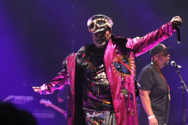 August 20, 2021, Queens, New York, USA: P Funk All Stars performing during It s Time for Hip Hop in New York Concerts presented by The City of New York, Universal Hip Hop Museum, and IDEKO as part of NYC Homecoming Week held at Forest Hill stadium in Queens, New York. The event starts at 4pm till 9.30pm. There is tight security check up with proof of vaccination or COVID -19 test while most of the people aren™t using masks.  Copyright: xNiyixFotex