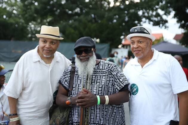 August 20, 2021, Queens, New York, USA: Black Sheep performing with cross section of the fans during It s Time for Hip Hop in New York Concerts presented by The City of New York, Universal Hip Hop Museum, and IDEKO as part of NYC Homecoming Week held at Forest Hill stadium in Queens, New York. The event starts at 4pm till 9.30pm. There is tight security check up with proof of vaccination or COVID -19 test while most of the people aren™t using masks.  Copyright: xJosexFranciscox