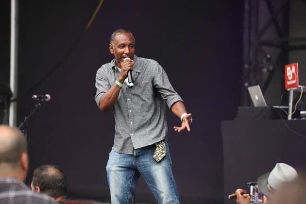August 20, 2021, Queens, New York, USA: Black Sheep performing with cross section of the fans during It s Time for Hip Hop in New York Concerts presented by The City of New York, Universal Hip Hop Museum, and IDEKO as part of NYC Homecoming Week held at Forest Hill stadium in Queens, New York. The event starts at 4pm till 9.30pm. There is tight security check up with proof of vaccination or COVID -19 test while most of the people aren™t using masks.  Copyright: xJosexFranciscox