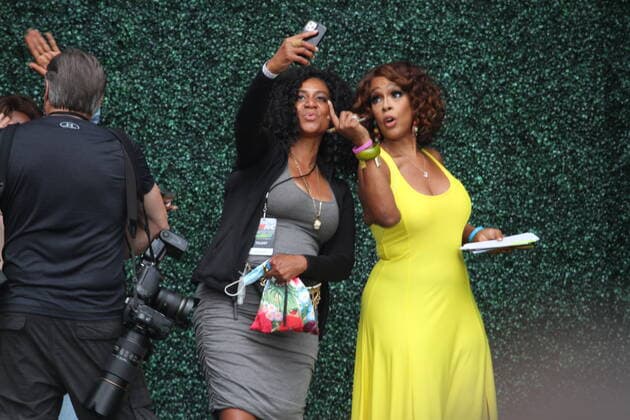 August 21, 2021, New York, USA: The WE LOVE NYC: The Homecoming Concert was officially open by New York Philharmonic Orchestra, Andrea Bocelli and presented by Gayle King , anchor of American CBSN, taking place at the great Central Park lawn in New York that anticipates a prosperous post-pandemic future for New York City with participation of superstars like Bruce Springsteen, Carlos Santana, LL Cool J, Paul Simon, Jennifer Hudson, Earth, Wind and Fire and Andrea Bocelli. Fans are allowed to watch but with proof of vaccination or COVID PCR (Polymerase Chain Reaction) test taken within 72 hours prior to the event. This concert is to round up the Hip Hop concerts, movies, cultural activities that started all around the city since last Copyright: xNiyixFotex