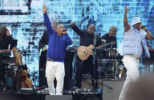August 21, 2021, New York, USA: LL COOL J & Friends performing live during The WE LOVE NYC: The Homecoming Concert taking place at the great Central Park lawn in New York that anticipates a prosperous post-pandemic future for New York City. Fans are allowed to watch but with proof of vaccination or COVID PCR (Polymerase Chain Reaction) test taken within 72 hours prior to the event. This concert is to round up the Hip Hop concerts, movies, cultural activities that started all around the city since last week.  Copyright: xNiyixFotex