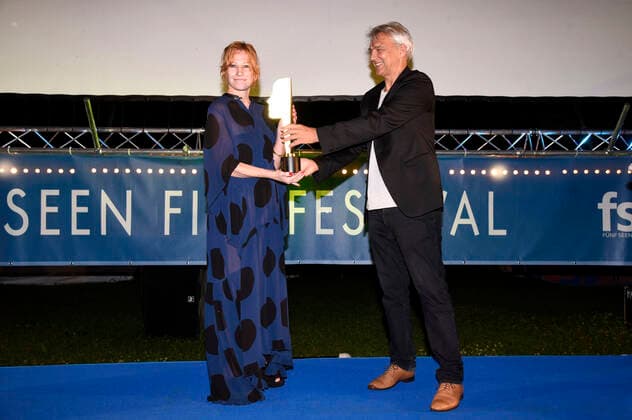 Birgit Minichmayr and Matthias Helwig at the 3 Hannelore Elsner Award Ceremony at the 15 Five Lakes Film Festival in Starnberg Starnberg, 21 08 2021 Foto:xS.xAdamx xFuturexImage