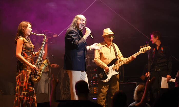 Bendorf Guildo Horn and the orthopedic stockings in Bendorf, 21 08 2021, Copyright: xJoergxNiebergall Eibner-Pressefox EP_JNL