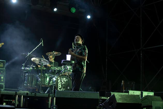 Subsonica at Etruria Eco Festival 2021 Tonight at Etruria Eco Fesatival 2021, Subsonica arrived with their best known songs. Current training; Samuel (singer), Max Casacci (Producer and guitarist), Boosta (keyboards), Ninja (drummer), Vicio (bass). Marina di Cerveteri Rome Italy Copyright: DanielaxFranceschelli