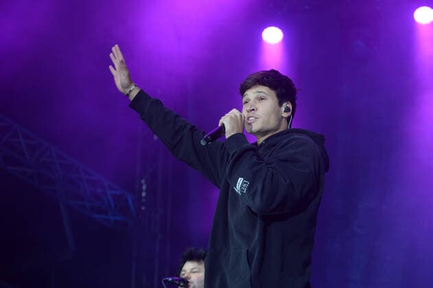 Hamburg the 22 08 2021 Wincent Weiss live at the Cruise Inn Vor Deiner Tür Open Air Concert on the grounds of the Cruise Center Steinwerder in Hamburg Wincent Weiss live in Hamburg, Hamburg Germany Steinwerder