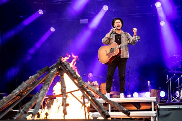 Johannes Oerding live at the Vor Deiner Tür Open Air at the Steigerwaldstadion Erfurt, 23 08 2021 Foto:xM.xKremerx xFuturexImage