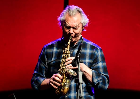 Concert of Norwegian jazz saxophonist Jan Garbarek in Prague, Czech Republic, August 24, 2021. (CTKxPhoto RomanxVondrous) CTKPhotoP2021082407800  vnd 1