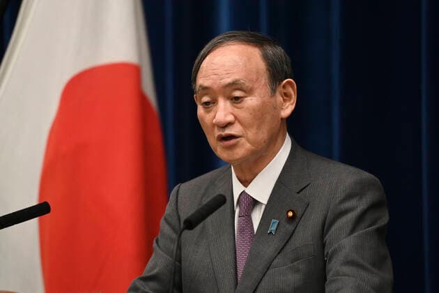 August 25, 2021, Tokyo, Japan: Japan s Prime Minister Yoshihide Suga speaks during a news conference at the prime minister s office in Tokyo. Tokyo Japan - ZUMAz114 20210825_zih_z114_003 Copyright: xPOOLx