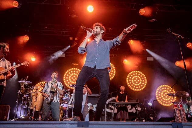 Alvaro Soler live at the Vor Deiner Tür Open Air at the Steigerwaldstadion Erfurt, 25 08 2021 Foto:xM.xKremerx xFuturexImage