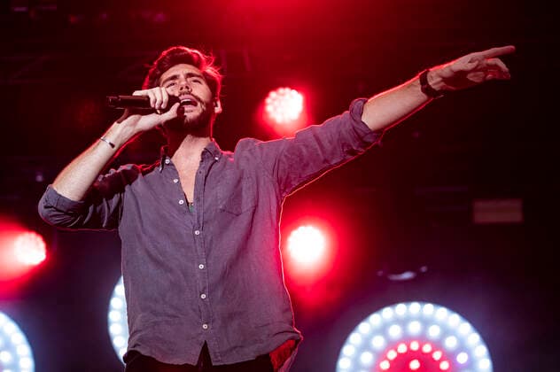 Alvaro Soler live at the Vor Deiner Tür Open Air at the Steigerwaldstadion Erfurt, 25 08 2021 Foto:xM.xKremerx xFuturexImage