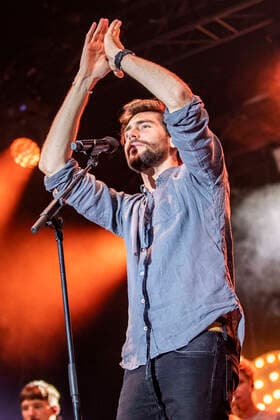 Alvaro Soler live at the Vor Deiner Tür Open Air at the Steigerwaldstadion Erfurt, 25 08 2021 Foto:xM.xKremerx xFuturexImage