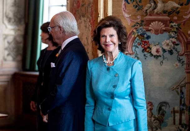 King Carl Gustaf and Queen Silvia during the Prince Eugene Medal ceremony at Stockholm Palace in Stockholm, Sweden, on August 25, 2021 STOCKHOLM Sweden x10430x,  Copyright: xChristinexOlsson TTx PRINCE EUGEN MEDAL