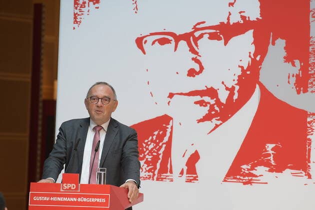 Gustav Heinemann Citizens Prize 2021 Norbert Walter Borjans, SPD Presentation of the Gustav Heinemann Citizens Prize in the Atrium of the Willy Brandt House in Berlin on 26 08 2021 Photopress Mueller