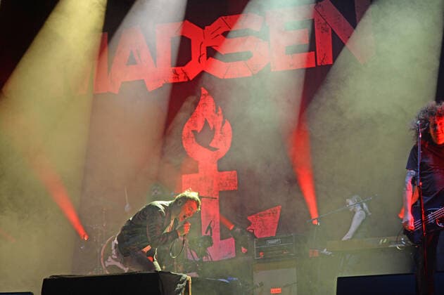 Hamburg the 26 08 2021 Madsen makes the RESTART for indoor concerts in Hamburg In the Barclays Arena, sold out under corona conditions with 650 people, the band played a wide musical spectrum from rock to punk Already at the first song the l