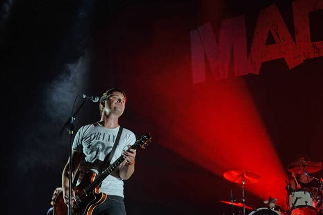 Hamburg the 26 08 2021 Madsen makes the RESTART for indoor concerts in Hamburg In the Barclays Arena, sold out under corona conditions with 650 people, the band played a wide musical spectrum from rock to punk Already at the first song the l