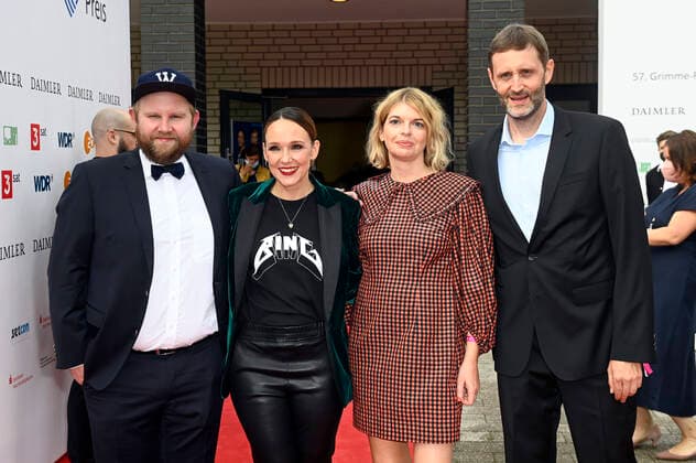 Max Bierhals, Carolin Kebekus, Jessica Timm and Claudius Pläging at the 57 award ceremony of the Grimme Award 2021 at the Theater der Stadt Marl Marl, 27 08 2021 Foto:xF.xKernx xFuturexImage