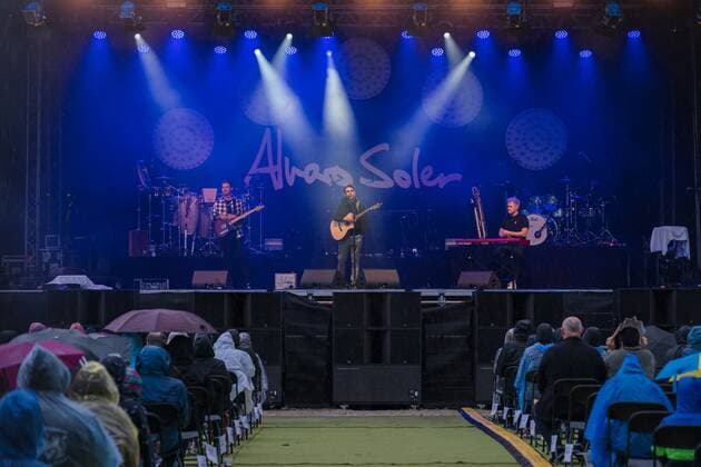 Myle as support of Alvaro Soler at the 5 Tent Festival Rhine Neckar Myle at the 5 Tent Festival Rhine Neckar in Mannheim Mannheim Tent Festival Rhine Neckar Baden Württemberg