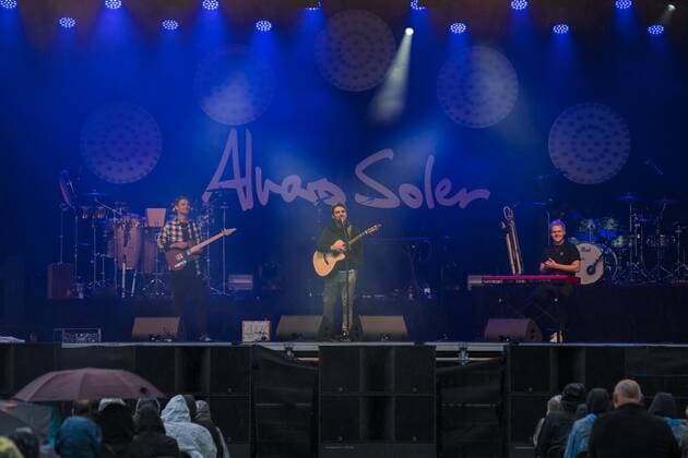 Myle as support of Alvaro Soler at the 5 Tent Festival Rhine Neckar Myle at the 5 Tent Festival Rhine Neckar in Mannheim Mannheim Tent Festival Rhine Neckar Baden Württemberg