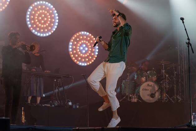 Alvaro Soler at the 5 Tent Festival Rhine Neckar Alvaro Soler at the 5 Tent Festival Rhine Neckar in Mannheim Mannheim Tent Festival Rhine Neckar Baden Württemberg