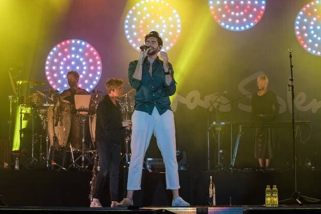 Alvaro Soler at the 5 Tent Festival Rhine Neckar Alvaro Soler at the 5 Tent Festival Rhine Neckar in Mannheim Mannheim Tent Festival Rhine Neckar Baden Württemberg