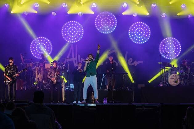 Alvaro Soler at the 5 Tent Festival Rhine Neckar Alvaro Soler at the 5 Tent Festival Rhine Neckar in Mannheim Mannheim Tent Festival Rhine Neckar Baden Württemberg