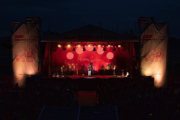 Alvaro Soler at the 5 Tent Festival Rhine Neckar Alvaro Soler at the 5 Tent Festival Rhine Neckar in Mannheim Mannheim Tent Festival Rhine Neckar Baden Württemberg