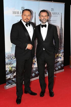 Klemens Hallmann and Niclas Castello at the European Culture Award Gala on 28 08 2021 at the Opera House in Bonn European Culture Award Gala 2021 in Bonn