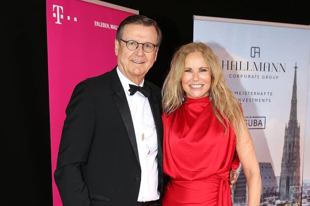 Katja Burkard and Hans Mahr at the European Culture Award Gala Ceremony on 28 08 2021 at the Opera House in Bonn European Culture Award Ceremony 2021 in Bonn