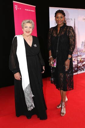Marie Luise Marjan and Liz Baffoe at the European Culture Award Gala Ceremony on 28 08 2021 at the Opera House in Bonn European Culture Award Ceremony 2021 in Bonn