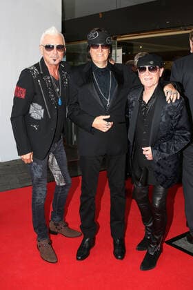 Rudolf Schenker, Gottfried Helnwein and Klaus Meine at the European Culture Award Gala Ceremony on 28 08 2021 at the Opera House in Bonn European Culture Award Ceremony 2021 in Bonn