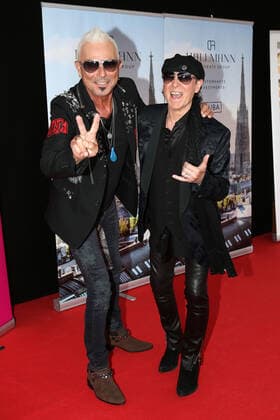 Rudolf Schenker and Klaus Meine, the two musicians Scorpions at the European Culture Award Gala Ceremony on 28 08 2021 in the Opera House in Bonn European Culture Award Ceremony 2021 in Bonn