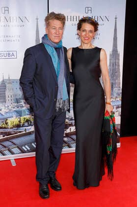 Tobias Moretti with wife Julia Moretti at the European Culture Award Gala 2021 at the Opera House Bonn, 28 08 2021 Foto:xC.xHardtx xFuturexImage