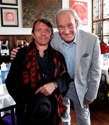 David Bennent, Michael Mendl at the gala award ceremony for Mario Adorf at the China Club Berlin