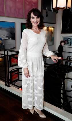 Anna Maria Kaufmann at the gala award ceremony for Mario Adorf at the China Club Berlin