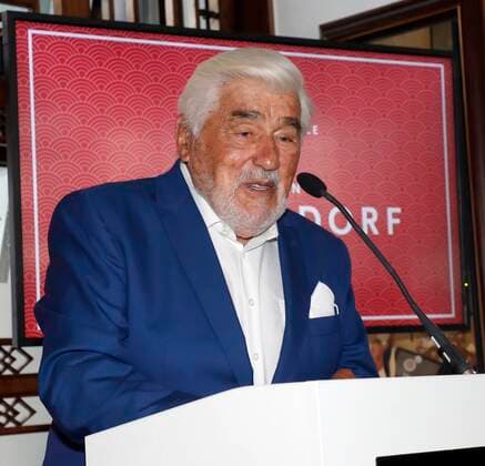 Mario Adorf at the gala award ceremony for Mario Adorf at the China Club Berlin