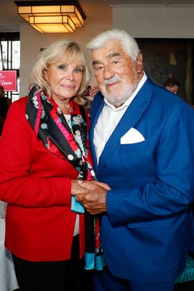 Monique Faye, Mario Adorf at the gala award ceremony for Mario Adorf at the China Club Berlin
