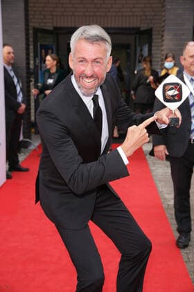 Adolf Grimme Preis 27.08.2021 Kabarettist Malte Sebastian Pufpaff, Moderator, im Theater Marl, Am Theater 1, bei der Verleihung des Adolf Grimme Preis - 27.08.2021 - *** Adolf Grimme Award 27 08 2021 Cabaret artist Malte Sebastian Pufpaff, presenter, at the Marl Theatre, Am Theater 1, during the presentation of the Adolf Grimme Award 27 08 2021