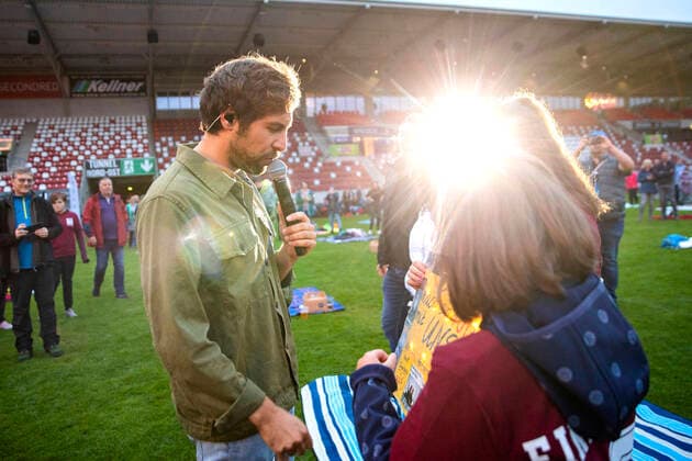 Max Giesinger live at the Vor Deiner Tür Open Air at Steigerwaldstadion Erfurt, 29 08 2021 Foto:xM.xKremerx xFuturexImage