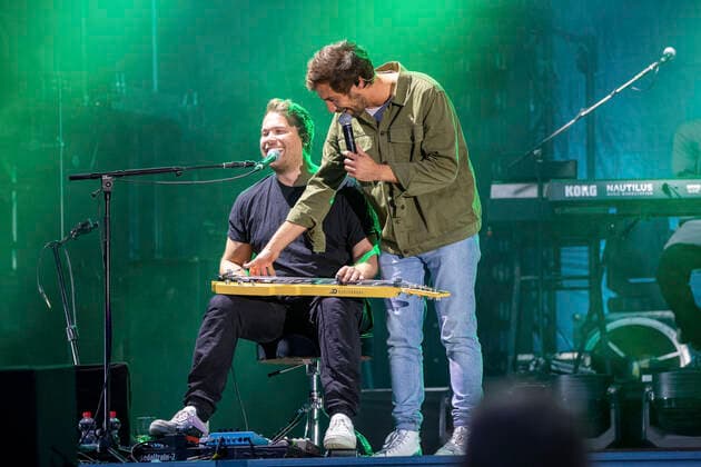 Max Giesinger live at the Vor Deiner Tür Open Air at Steigerwaldstadion Erfurt, 29 08 2021 Foto:xM.xKremerx xFuturexImage