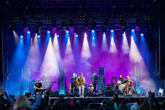 Max Giesinger live at the Vor Deiner Tür Open Air at Steigerwaldstadion Erfurt, 29 08 2021 Foto:xM.xKremerx xFuturexImage