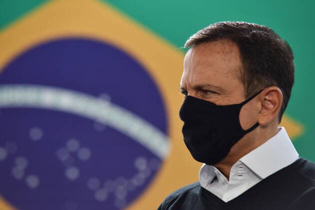 SÃO PAULO, SP - 30.08.2021: SAÍDA DE VACINAS DO INSTITUTO BUTANTAN - João Doria, (PSDB) Governor of São Paulo, monitors the release of 10 million new doses of Coronavac vaccine, from the Butantan Institute, against Covid-19 (Coronavirus) to the PNI (National Immunization Program) of the Ministry of Health. Monday (30) at the Butantan Institute. x2113669x  RobertoxCasimiro