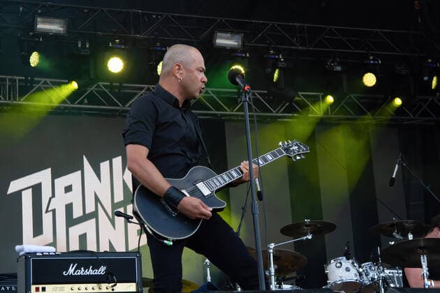 August 29, 2021, Edmonton, Alberta, Canada: Rock Band Danko Jones performs during the Together Again YEG Festival at Northlands Exhibition Grounds in Edmonton. Edmonton Canada - ZUMAs197 20210829_zaa_s197_318 Copyright: xRonxPalmerx