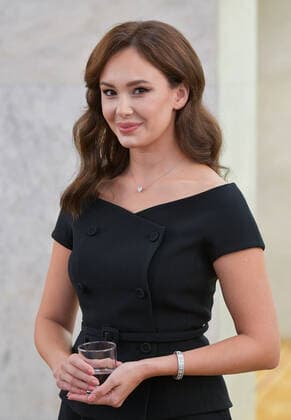 Russland, Verleihung des Staatspreis fÃ¼r Kultur in Moskau MOSCOW, RUSSIA - AUGUST 31, 2021: Soprano Aida Garifullina seen before a ceremony to present creative professionals with Russian government awards. Alexander Astafyev POOL TASS  TS10E459