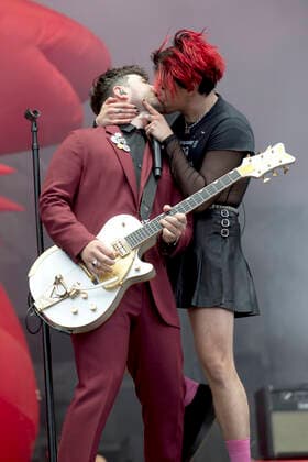 Yungblud performs on Main Stage West during day 3 of Reading Festival 2021 at Richfield Avenue in Reading, Berkshire. AUGUST 29th 2021  DFLx21487