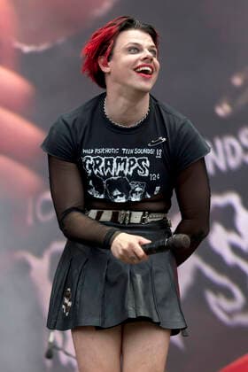 Yungblud performs on Main Stage West during day 3 of Reading Festival 2021 at Richfield Avenue in Reading, Berkshire. AUGUST 29th 2021  DFLx21487