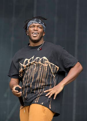 KSI performs on Main Stage East during day 3 of Reading Festival 2021 at Richfield Avenue in Reading, Berkshire. AUGUST 29th 2021  DFLx21487